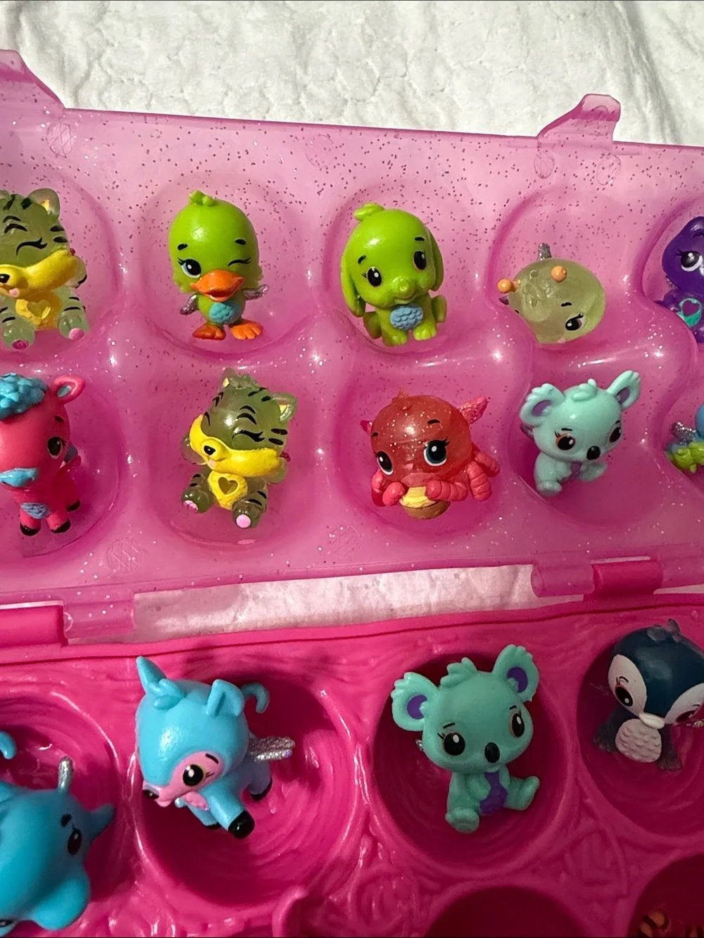 Hatchimals Pink Surprise Egg Playset with Mini Animal Figures bundle